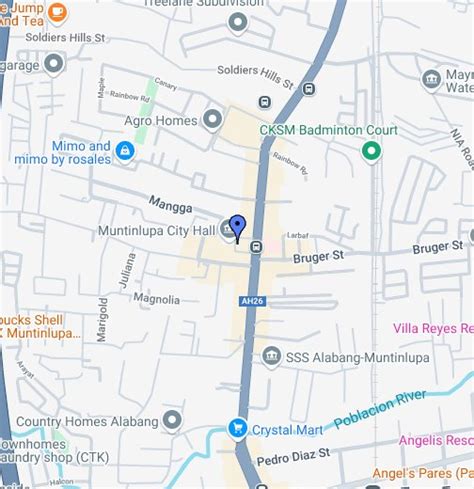 google map muntinlupa